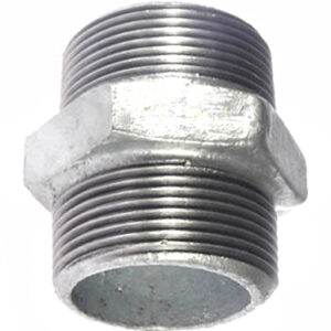 GI nipple 1 1/4 inch galvanized iron pipe fitting for plumbing and industrial piping systems supplied in Kenya Uganda and Tanzania