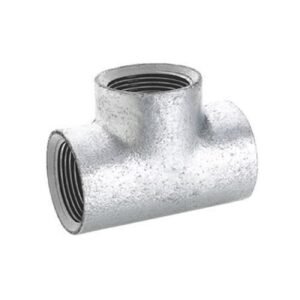 GI tee 3/4 inch galvanized iron pipe fitting for plumbing and industrial piping systems providing three way flow distribution in Kenya Uganda and Tanzania