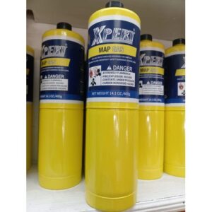 Premium MAPP gas cylinder used for brazing, soldering, HVAC, plumbing, welding, and industrial heating applications supplied by System Star Industrial in East Africa