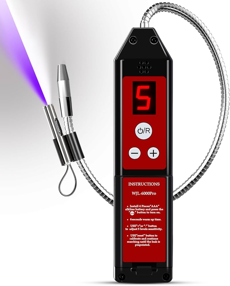 Refrigeration leak detector used for HVAC systems, chillers, cold rooms, and refrigerant gas leak detection supplied by System Star Industrial in East Africa