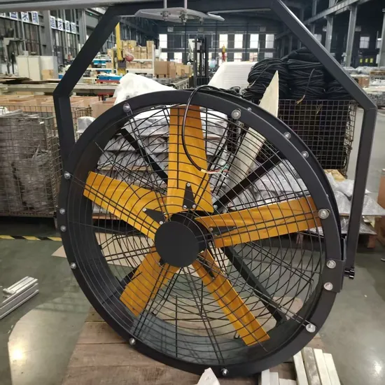 Warehouse fans used for industrial ventilation, cooling, and airflow in warehouses and factories supplied by System Star Industrial in East Africa