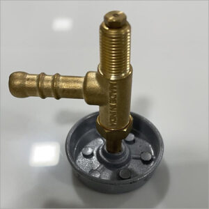 Gas tap brass valve used for LPG and industrial gas flow control in kitchens, factories, and gas distribution systems supplied by System Star Industrial in East Africa
