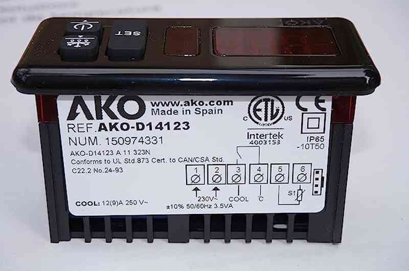 AKO single temperature controller digital controller used for refrigeration, cold rooms, chillers, and HVAC systems supplied by System Star Industrial in East Africa