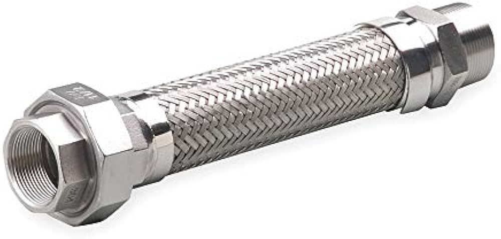 3/4 inch flexible stainless steels pipes used for water, gas, steam, HVAC, boiler, and industrial fluid transfer applications supplied by System Star Industrial in East Africa.