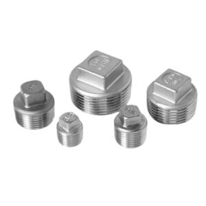 Stainless Steel Plug (SS Plug) for sealing threaded pipes, valves, and fittings in plumbing, water supply, chemical processing, HVAC, and industrial piping applications in Kenya, Uganda, and Tanzania supplied by System Star Industrial.