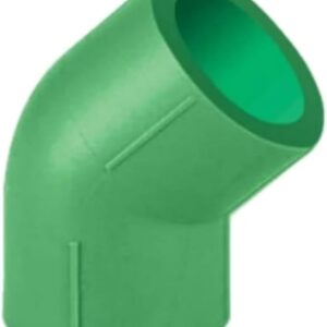 PPR 45° elbow supplied by System Star Industrial for hot and cold water plumbing, HVAC, irrigation, commercial buildings, and industrial piping systems across Kenya, Uganda, and Tanzania.