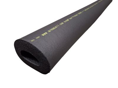 3/8 inch ArmaFlex pipe insulation used for refrigeration pipes, air conditioning systems, cold rooms, chilled water lines, and HVAC thermal insulation applications supplied by System Star Industrial in East Africa.