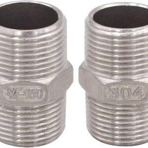 3/4" nipple pipe fitting supplied by System Star Industrial for connecting two female-threaded fittings in plumbing, HVAC, industrial piping, irrigation, and water distribution systems across Kenya, Uganda, and Tanzania.