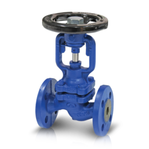 Bellow sealed globe valve used for leak-free flow control in steam systems, chemical plants, HVAC networks, and industrial applications in Kenya, Uganda, and Tanzania supplied by System Star Industrial.
