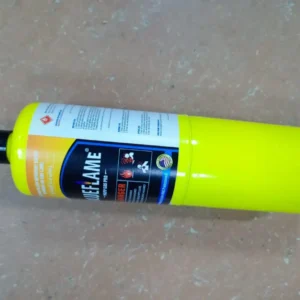 Brazings gas cylinder used for HVAC installation, refrigeration servicing, plumbing repairs, copper pipe brazing, and industrial metal joining applications supplied by System Star Industrial in East Africa.