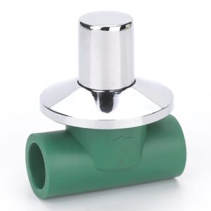 PPR concealed valve supplied by System Star Industrial for hidden hot and cold water plumbing systems in bathrooms, kitchens, commercial buildings, HVAC installations, and industrial piping applications across Kenya, Uganda, and Tanzania.