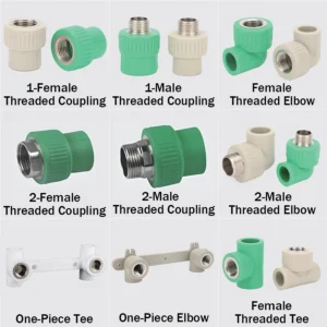 PPR threaded coupler supplied by System Star Industrial for connecting PPR pipes to threaded valves, taps, pumps, and plumbing fittings across Kenya, Uganda, and Tanzania.