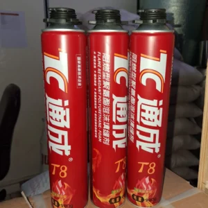 Fire rated polyurethane foam used for fire stopping, insulation, sealing gaps, and protecting wall and floor penetrations in construction and industrial projects in Kenya, Uganda, and Tanzania supplied by System Star Industrial.