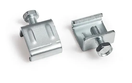 Duct G-clamp 8mm used for fastening HVAC duct systems, ventilation structures, and sheet metal assemblies in Kenya, Uganda, and Tanzania supplied by System Star Industrial.