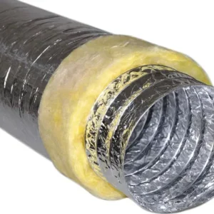 6-inch insulated flexible duct used for HVAC air conditioning, ventilation, and thermal air distribution in residential, commercial, and industrial buildings in Kenya, Uganda, and Tanzania supplied by System Star Industrial.