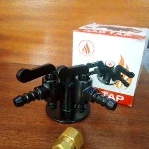 Laboratory gas tap installed on a laboratory workstation providing safe and precise gas flow control for burners and laboratory equipment in schools, universities, research centers, and industrial laboratories across Kenya, Uganda, and Tanzania supplied by System Star Industrial.