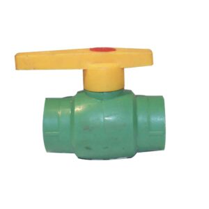 High-quality PPR ball valve used for controlling hot and cold water flow in plumbing, HVAC, commercial, and industrial piping systems across Kenya, Uganda, and Tanzania supplied by System Star Industrial.