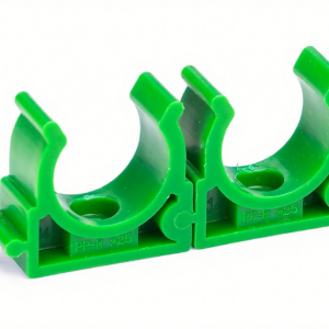 High-quality PPR pipe clamp used for securely supporting and fastening PPR plumbing, HVAC, irrigation, and industrial piping systems on walls and ceilings across Kenya, Uganda, and Tanzania, supplied by System Star Industrial.