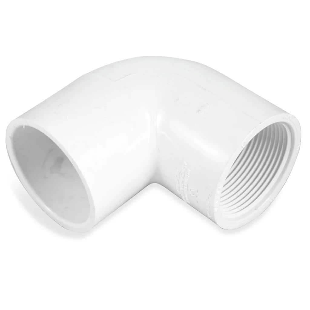 1 1/2-inch PVC elbow supplied by System Star Industrial for water supply, irrigation, drainage, wastewater, and industrial piping applications in Kenya, Uganda, and Tanzania.