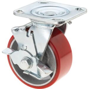 Swivel caster wheels with 360-degree rotation for trolleys, carts, machinery, furniture, warehouse equipment, and industrial material handling applications in Kenya, Uganda, and Tanzania supplied by System Star Industrial.