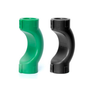 PPR short bridge supplied by System Star Industrial for creating compact crossover connections in hot and cold water plumbing, HVAC, irrigation, and industrial piping systems across Kenya, Uganda, and Tanzania.