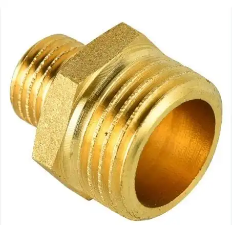 Male-male reducing bush used for connecting different thread sizes in plumbing, gas, steam, air, boiler, and industrial piping systems in Kenya, Uganda, and Tanzania supplied by System Star Industrial.
