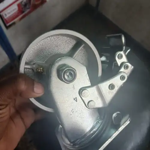 Caster wheels with rollers used for smooth movement of trolleys, carts, machinery, storage racks, and industrial equipment in warehouses, factories, cold rooms, and workshops in Kenya, Uganda, and Tanzania supplied by System Star Industrial.