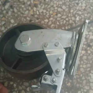 Caster wheel with bearing used for smooth movement of trolleys, carts, machinery, storage racks, and industrial equipment in warehouses, factories, hospitals, and cold rooms in Kenya, Uganda, and Tanzania supplied by System Star Industrial.