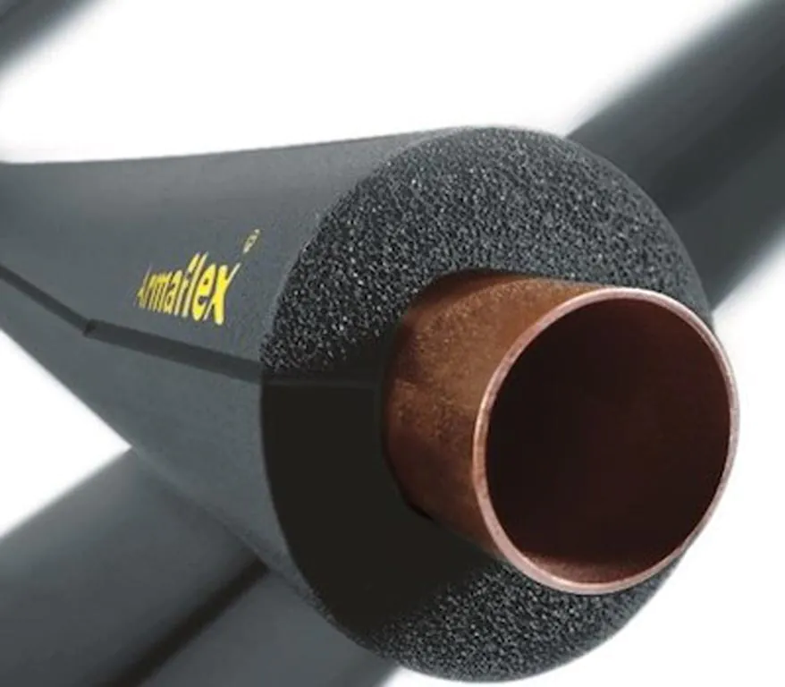 3/8 inch ArmaFlex pipes insulations used for refrigeration pipes, air conditioning systems, cold rooms, chilled water lines, and HVAC thermal insulation applications supplied by System Star Industrial in East Africa.