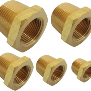Brass bushing pipe fittings supplied by System Star Industrial for plumbing, HVAC systems, water supply, and industrial piping applications across Kenya, Uganda, and Tanzania.