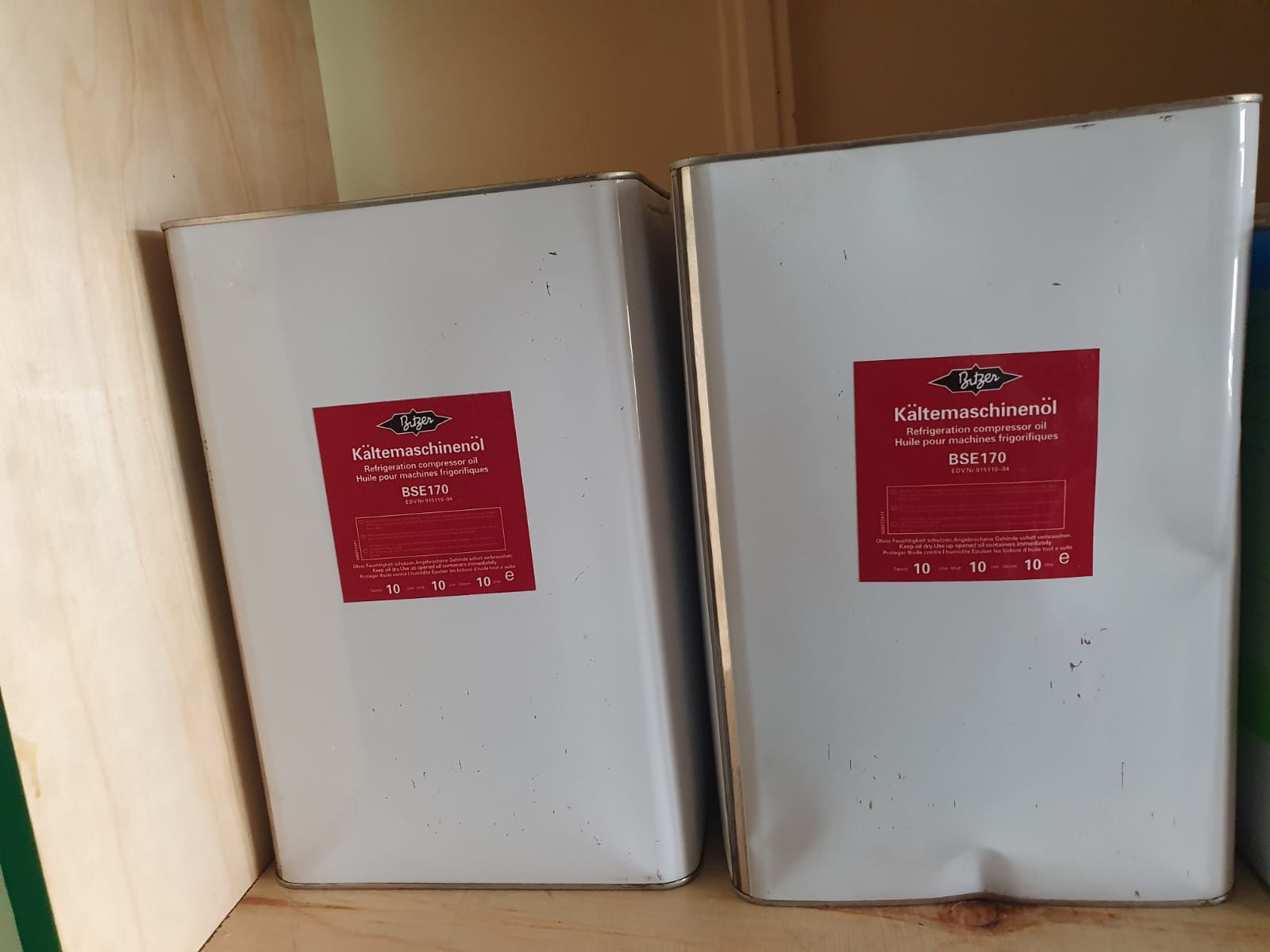 Bitzer refrigeration oil use for compressor lubrication in HVAC systems, cold rooms, chillers, and industrial refrigeration equipment in Kenya, Uganda, and Tanzania supplied by Sparks Plumbing Experts.