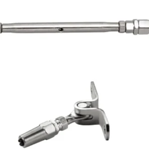 Stainless steel cable fittings supplied by System Star Industrial for wire rope systems, cable railings, marine installations, and industrial applications across Kenya, Uganda, and Tanzania.