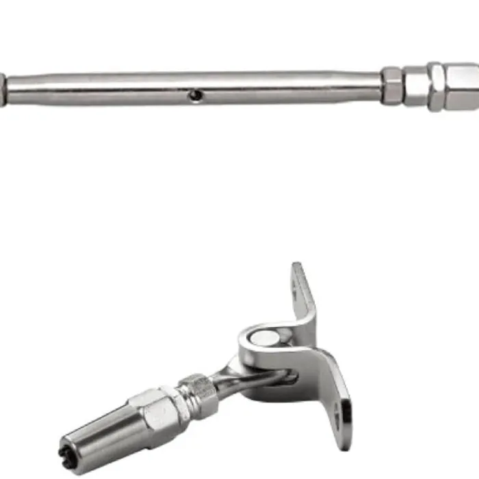 Stainless steel cable fittings supplied by System Star Industrial for wire rope systems, cable railings, marine installations, and industrial applications across Kenya, Uganda, and Tanzania.