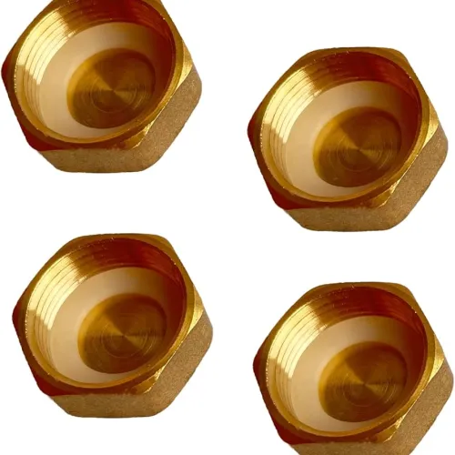 Brass caps and plugs pipe fittings supplied by System Star Industrial for sealing pipe ends in plumbing, HVAC systems, water supply, and industrial piping across Kenya, Uganda, and Tanzania.