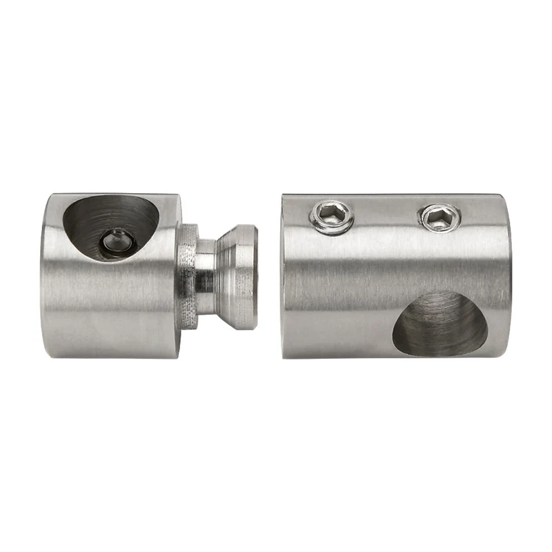Stainless steel cross bar fittings supplied by System Star Industrial for handrails, balustrades, frameworks, and architectural stainless steel installations across Kenya, Uganda, and Tanzania.