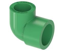 PPR reducing elbow supplied by System Star Industrial for connecting different pipe sizes in hot and cold water plumbing, HVAC, irrigation, and industrial piping systems across Kenya, Uganda, and Tanzania.