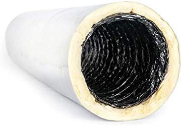 4-inch insulated flexible ducts used for HVAC air distribution, bathroom exhaust systems, ventilation, cooling, and heating applications in residential and commercial buildings supplied by System Star Industrial in East Africa.