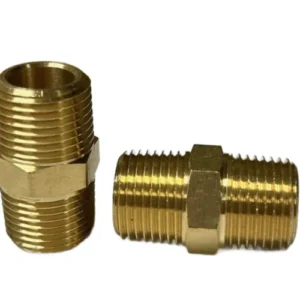 Brass nipple pipe fittings supplied by System Star Industrial for plumbing, water supply, HVAC systems, compressed air, and industrial piping applications across Kenya, Uganda, and Tanzania.