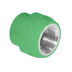 PPR brass insert coupler supplied by System Star Industrial for connecting PPR pipes to threaded valves, taps, pumps, water treatment equipment, and industrial piping systems across Kenya, Uganda, and Tanzania.