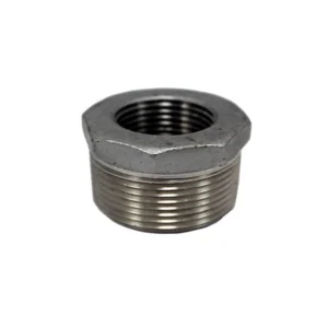 Reducing bush 3/4" × 1/2" supplied by System Star Industrial for connecting different pipe sizes in plumbing, HVAC, industrial piping, and water distribution systems across Kenya, Uganda, and Tanzania.