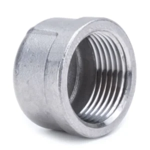 Stainless Steel Cap (SS Cap) for sealing pipe ends in plumbing, water supply, chemical processing, food processing, HVAC, and industrial piping applications in Kenya, Uganda, and Tanzania supplied by System Star Industrial.