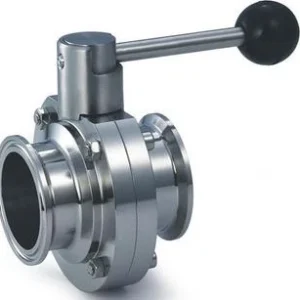Tri-Clamp Butterfly Valve for food processing, dairy, beverage, pharmaceutical, and sanitary flow control applications in Kenya, Uganda, and Tanzania supplied by System Star Industrial.