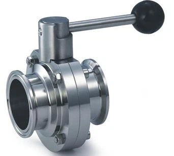 Tri-Clamp Butterfly Valve for food processing, dairy, beverage, pharmaceutical, and sanitary flow control applications in Kenya, Uganda, and Tanzania supplied by System Star Industrial.
