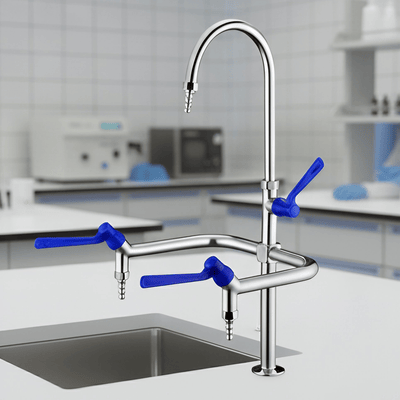 Premium laboratory water tap for controlled water flow in schools, universities, research laboratories, pharmaceutical labs, and industrial facilities in Kenya, Uganda, and Tanzania supplied by System Star Industrial.